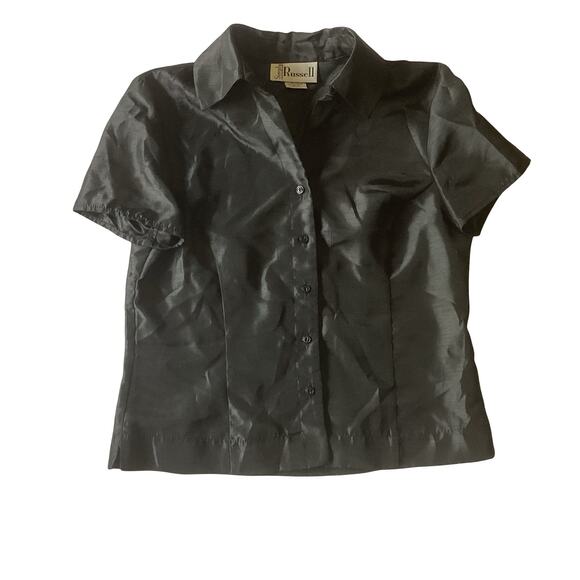Simply Russell Satin Blouse - Picture 3 of 6